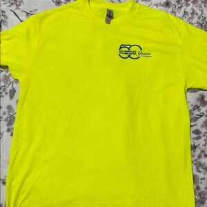 Bright Yellow Graphic T-Shirt